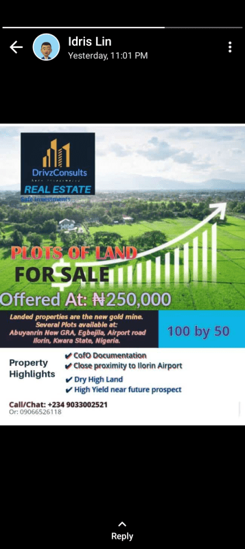 Proposed Estate Land