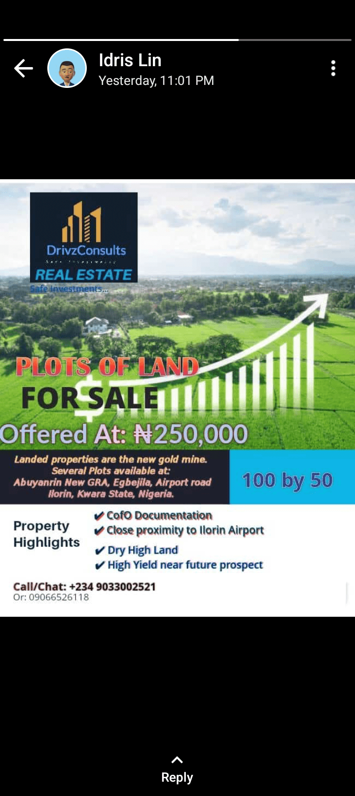 Proposed Estate Land